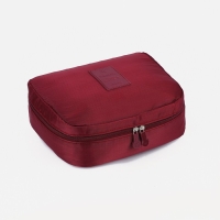 Косметичка на молнии, цвет бордовый Косметичка на молнии, цвет бордовый