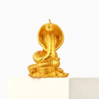 Свеча новогодняя «Змея на монетках», на Новый год, золотая, 78 х 61 х 52 Свеча новогодняя «Змея на монетках», на Новый год, золотая, 78 х 61 х 52