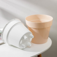 Кашпо для цветов со вставкой «Порто», 3,5 л, цвет жемчужный Кашпо для цветов со вставкой «Порто», 3,5 л, цвет жемчужный