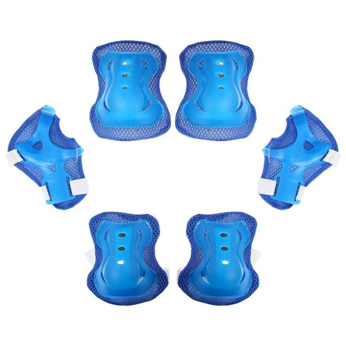 Защита роликовая ONLYTOP OT-2020, р. L, цвет синий