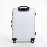 Чемодан средний 60 л (M), &laquo;Фабрика КАРТЕКС&raquo;, отдел на молнии, кодовый замок, 4 колеса, цвет серый