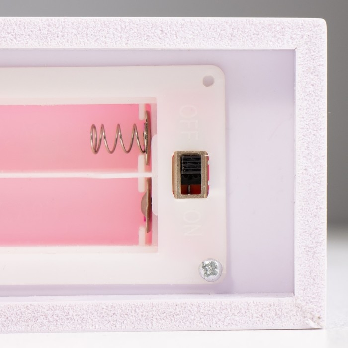 Ночник Ночник "Сердца влюбленных" LED от батареек 2хААА красный 5,5х10х15,5см RISALUX