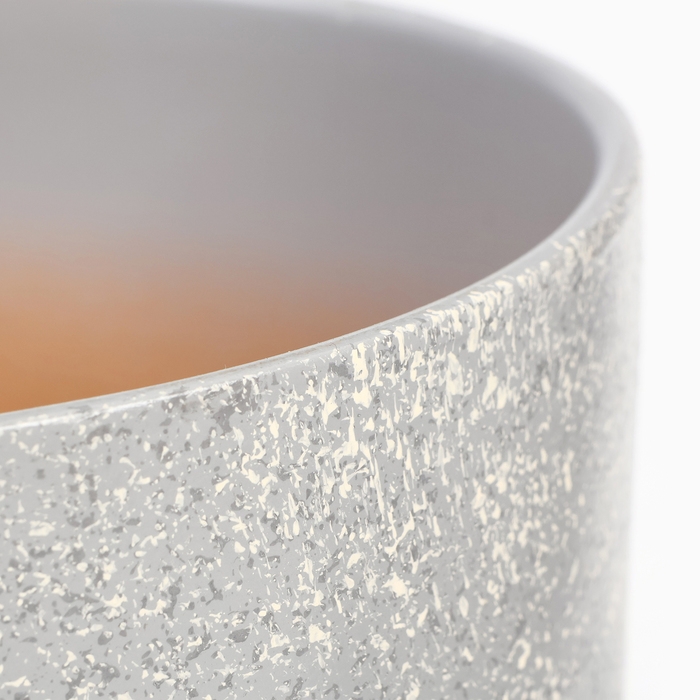Горшок цветочный "Цветение" серый, 4,7 л