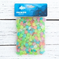 Декоративные камни для аквариума, светящиеся, 8-11 мм, 200 г, микс Декоративные камни для аквариума, светящиеся, 8-11 мм, 200 г, микс