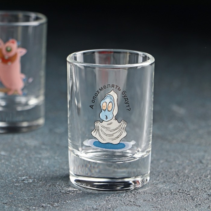 Набор &laquo;Приколы&raquo;, 7 предметов: 6 стопок 50 мл, пепельница
