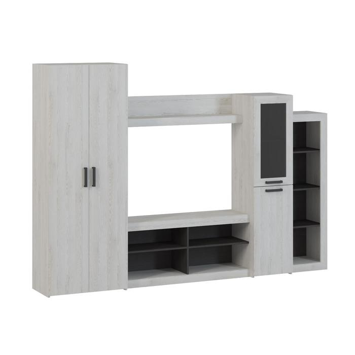 Стенка Oskar-4, 2700х420х1900, Сосна белая Loft/Венге Стенка Oskar-4, 2700х420х1900, Сосна белая Loft/Венге