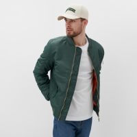 Бомбер мужской на молнии MIST, размер 54, хаки