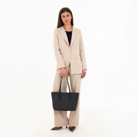 Сумка женская на молнии, средний размер, цвет чёрный Сумка женская на молнии, средний размер, цвет чёрный