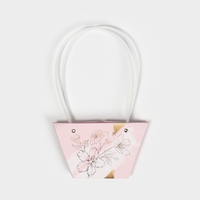 Пакет влагостойкий для цветов &laquo;Нежность&raquo;, 20 х 12 х 20 см