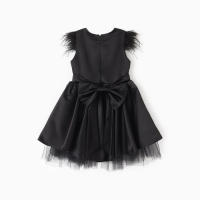 Платье нарядное детское KAFTAN, р.30 (98-104 см), черный