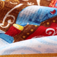 Набор кухонных полотенец Доляна &laquo;Пряничный домик&raquo; 35х60см-2шт, 100% хлопок