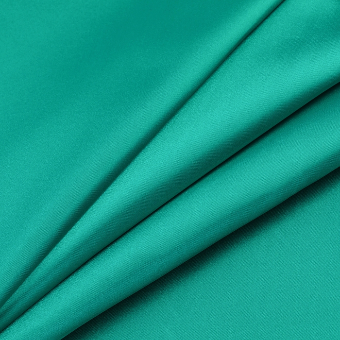 Лоскут для рукоделия, атлас, зелёный 50 &times; 75 см