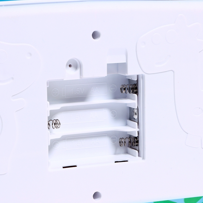 Музыкальный развивающий коврик &laquo;Весёлые зверята&raquo;, цвет голубой