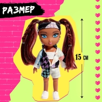 Кукла шарнирная «Крутая малышка» с аксессуарами, в костюмчике Кукла шарнирная «Крутая малышка» с аксессуарами, в костюмчике