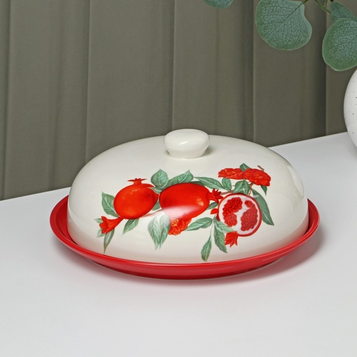 Блинница Доляна «Гранат», d=23 см, цвет белый Блинница Доляна «Гранат», d=23 см, цвет белый