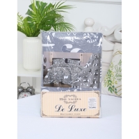 Комплект постельного белья 1,5 сп Кошкин дом т-сер 150х210 см, 150х210 см, 70х70 см, бязь, 120г/м, хл100% Комплект постельного белья 1,5 сп Кошкин дом т-сер 150х210 см, 150х210 см, 70х70 см, бязь, 120г/м, хл100%