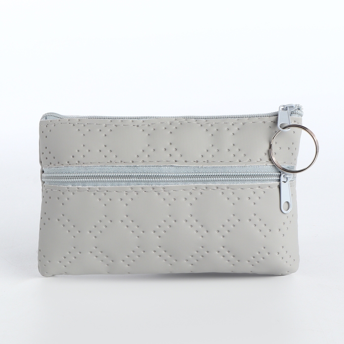 Кошелёк женский на молнии, цвет серый Кошелёк женский на молнии, цвет серый