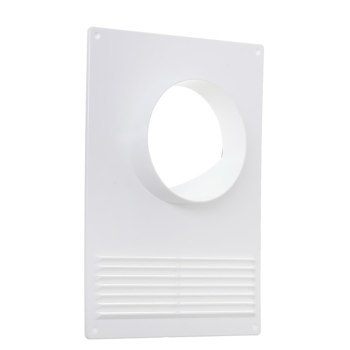 Площадка торцевая ERA 100ПТПР, 180х250 мм, d=100 мм, с решеткой, с круглым фланцем