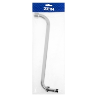 Излив для смесителя ZEIN, S-образный, нерж. сталь, по оси 40 см, аэратор пластик, сетка металл Излив для смесителя ZEIN, S-образный, нерж. сталь, по оси 40 см, аэратор пластик, сетка металл