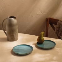 Набор тарелок фарфоровых SL Home &laquo;Аззура&raquo;, d=18 см, цвет бирюзовый