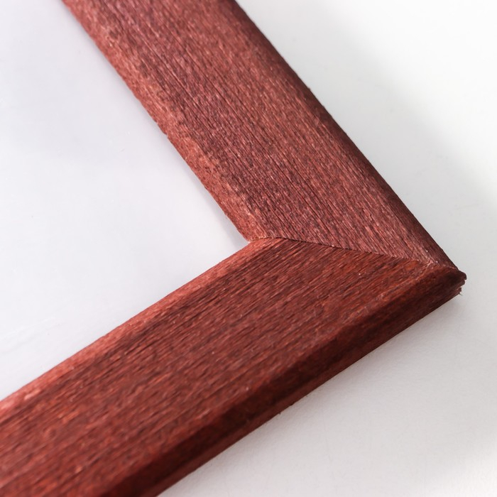 Фоторамка 40х60 см (2502) дерево (пластиковый экран), красный