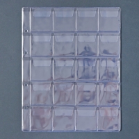 Набор листов для монет, формат "Оптима", 10 листов 200 х 250 мм, на 20 ячеек 45 х 48 мм Набор листов для монет, формат "Оптима", 10 листов 200 х 250 мм, на 20 ячеек 45 х 48 мм