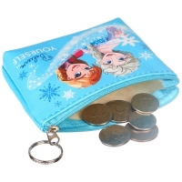 Кошелек-сумочка, кожзам, на молнии, 11,5 х 2,5 х 8 см, Холодное сердце Кошелек-сумочка, кожзам, на молнии, 11,5 х 2,5 х 8 см, Холодное сердце