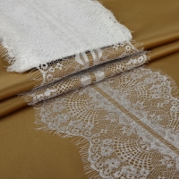 Кружево реснички, 195 мм × 3 ± 0,5 м, цвет белый Кружево реснички, 195 мм × 3 ± 0,5 м, цвет белый