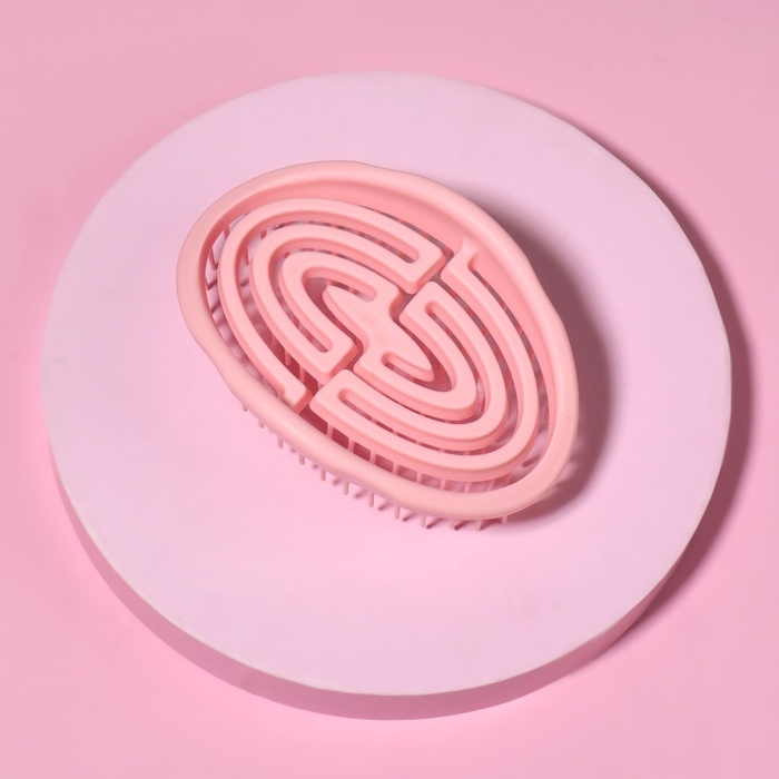 Расчёска массажная, для сушки волос, 11 × 7,2 см, цвет бежевый Расчёска массажная, для сушки волос, 11 × 7,2 см, цвет бежевый