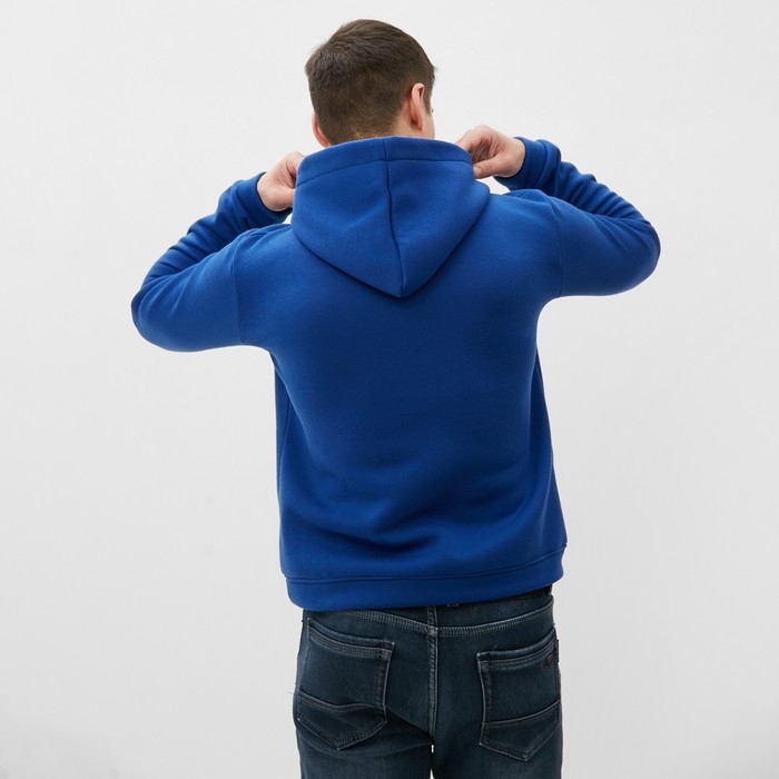 Толстовка мужская НАЧЁС, цвет синий, размер 52