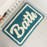 Коврик для ванной и туалета SAVANNA &laquo;Bath&raquo;, 50&times;80 см, цвет голубой