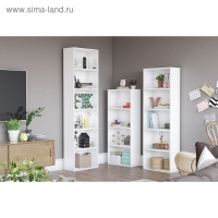 Стеллаж Лофт 1900 6 ниш, 1916х244х500, Белый Стеллаж Лофт 1900 6 ниш, 1916х244х500, Белый