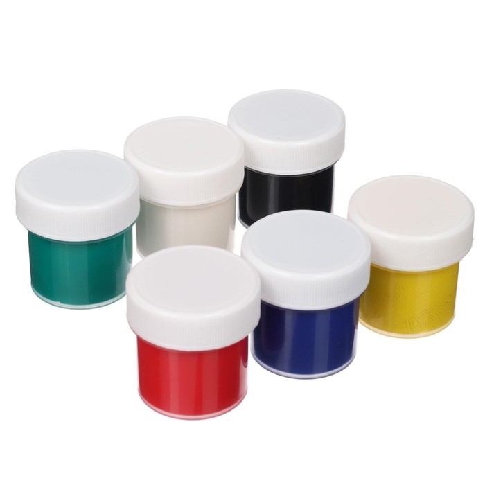 Гуашь 6 цветов Calligrata, по 10 мл Гуашь 6 цветов Calligrata, по 10 мл