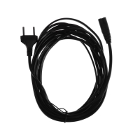 Кабель питания Luazon KDGN-004, штекер С7, 2.5 А, 5 м, чёрный