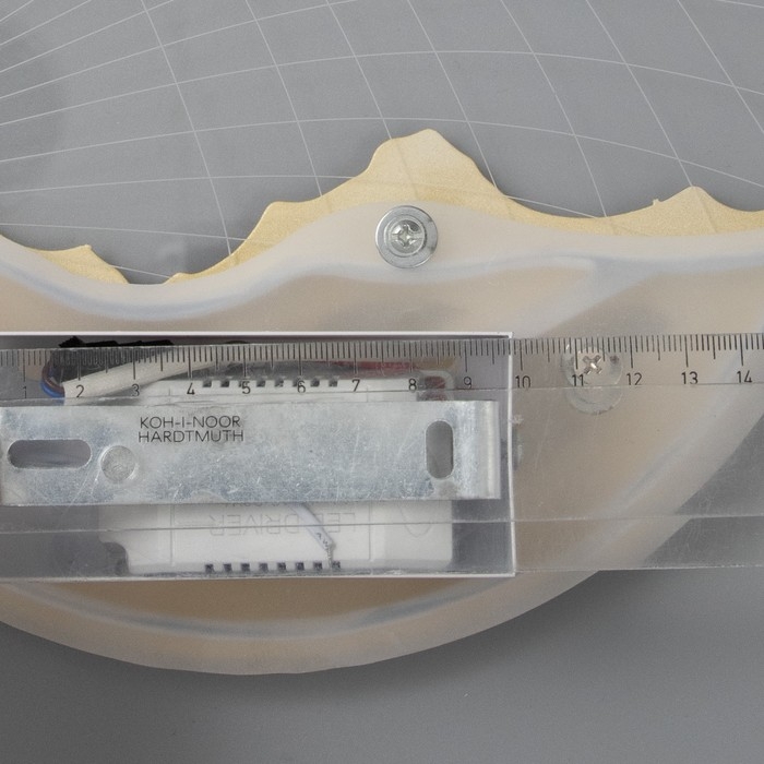 Бра Бра "Планета" LED 20Вт 4000К золото 24х24х4 см