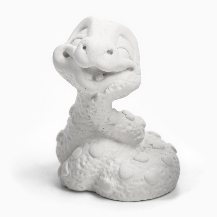 Новый год. Символ 2025. Фигура для раскраски Новый год. Символ 2025. Фигура для раскраски "Змея малыш" 5х4см