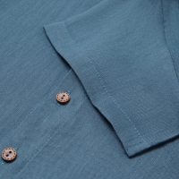 Рубашка для мальчика KAFTAN Linen, р. 32 (110-116), синий