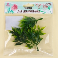 Веточка зелени, размер 1 шт. &mdash; 8 &times; 5 &times; 5 см, набор 3 шт.