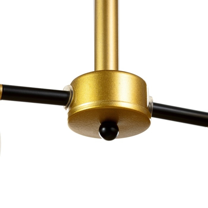 Люстра Люстра "Мерлия" 2хЕ27 40Вт черно-золотой 48х26х27 см BayerLux