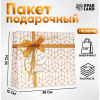 Пакет ламинированный &laquo;Бантик&raquo;,  38 &times; 32 &times; 12 см