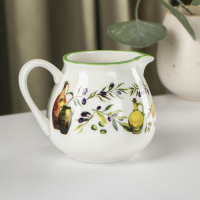 Молочник фарфоровый Доляна &laquo;Олива&raquo;, 300 мл