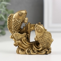 Нэцкэ бронзовый "Карпы" 8 см Нэцкэ бронзовый "Карпы" 8 см