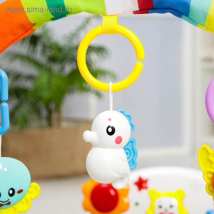 Развивающий коврик музыкальный «РазвивайКа», с пианино и проектором, 94х62х0,5 см. Развивающий коврик музыкальный «РазвивайКа», с пианино и проектором, 94х62х0,5 см.