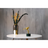 Статуэтка &laquo;Птица&raquo; мрамор латунь 16 х 8 х 24 см