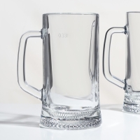 Набор стеклянных кружек &laquo;Время дегустаций. Пивная кружка&raquo;, 330 мл, 2 шт