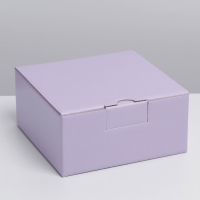 Коробка подарочная складная, упаковка, &laquo;Лавандовая&raquo;, 15 х 15 х 7 см