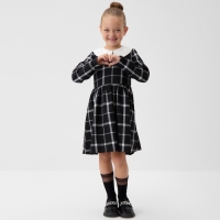 Платье детское KAFTAN "Клетка", р. 36 (134-140 см), черный Платье детское KAFTAN "Клетка", р. 36 (134-140 см), черный
