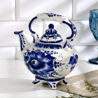 Чайник «Каприз», гжель Чайник «Каприз», гжель