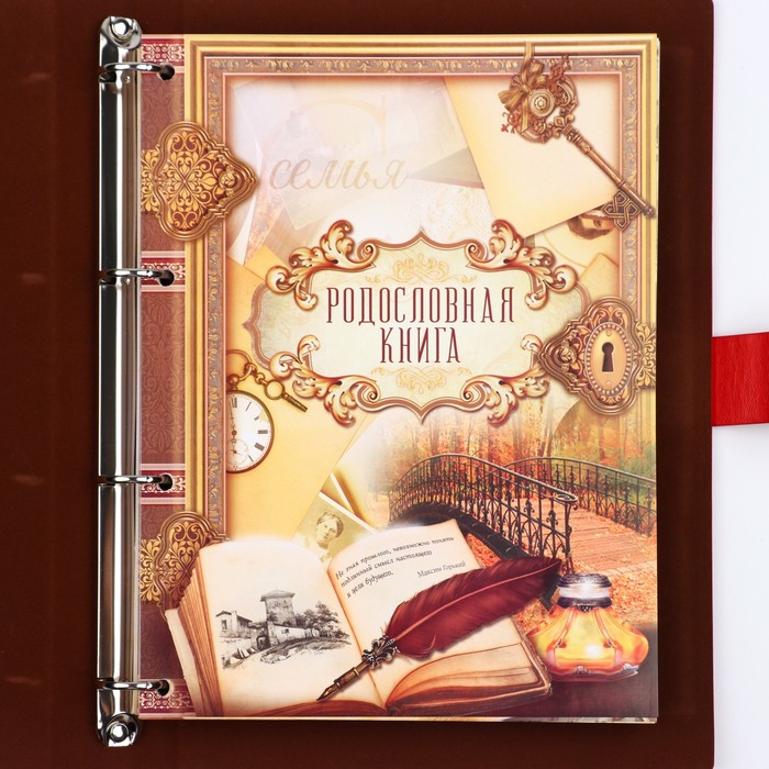 Родословная книга &laquo;Книга нашей семьи&raquo;, 65 листов, 32 х 23 см.