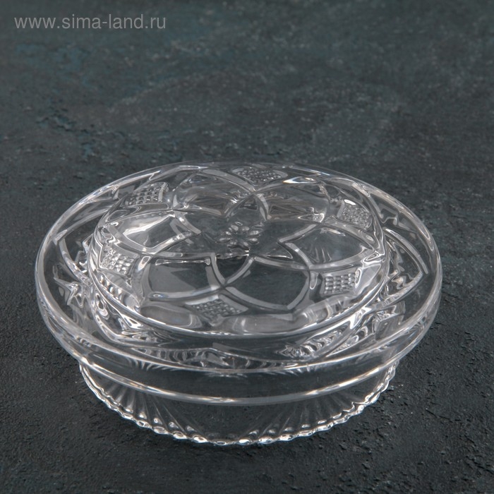 Ёмкость стеклянная для мёда и варенья «Блеск», 12×11 см Ёмкость стеклянная для мёда и варенья «Блеск», 12×11 см
